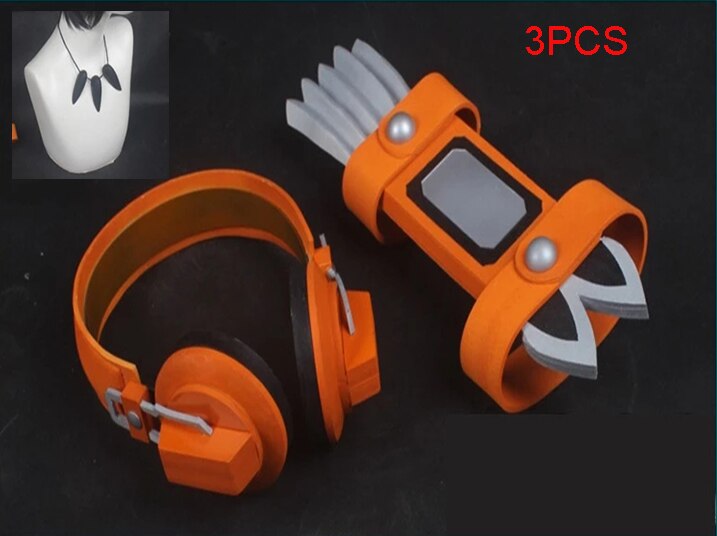 Anime SHAMAN KING Yoh Asakura Cosplay Necklace Hand Armor Weapon