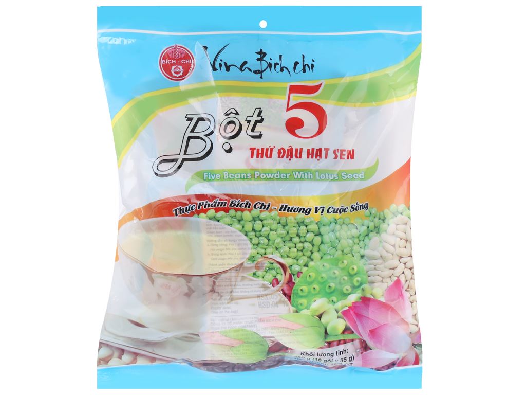 Bột 5 thứ đậu hạt sen bích chi bịch 350g - 09148