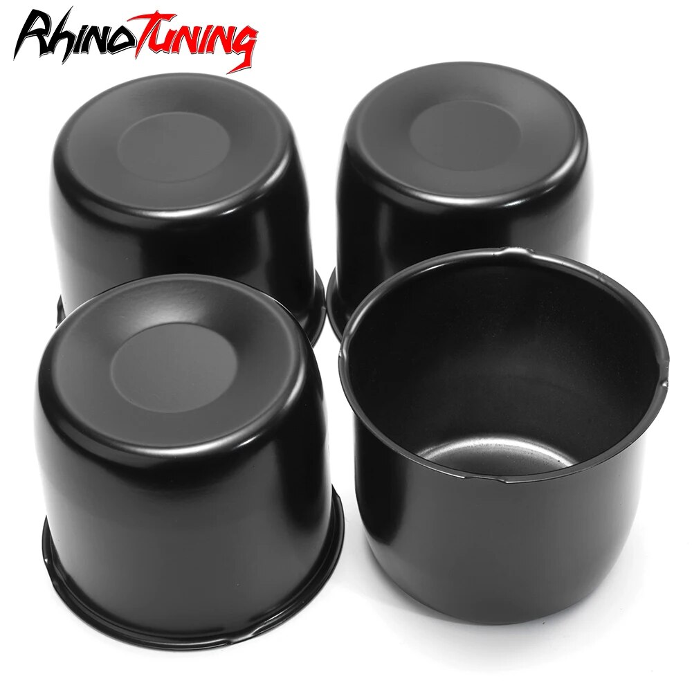 【Trending Now】 Wheel Center Cap 4.25in Bore 3.66in for Trailer Truck Rims Black