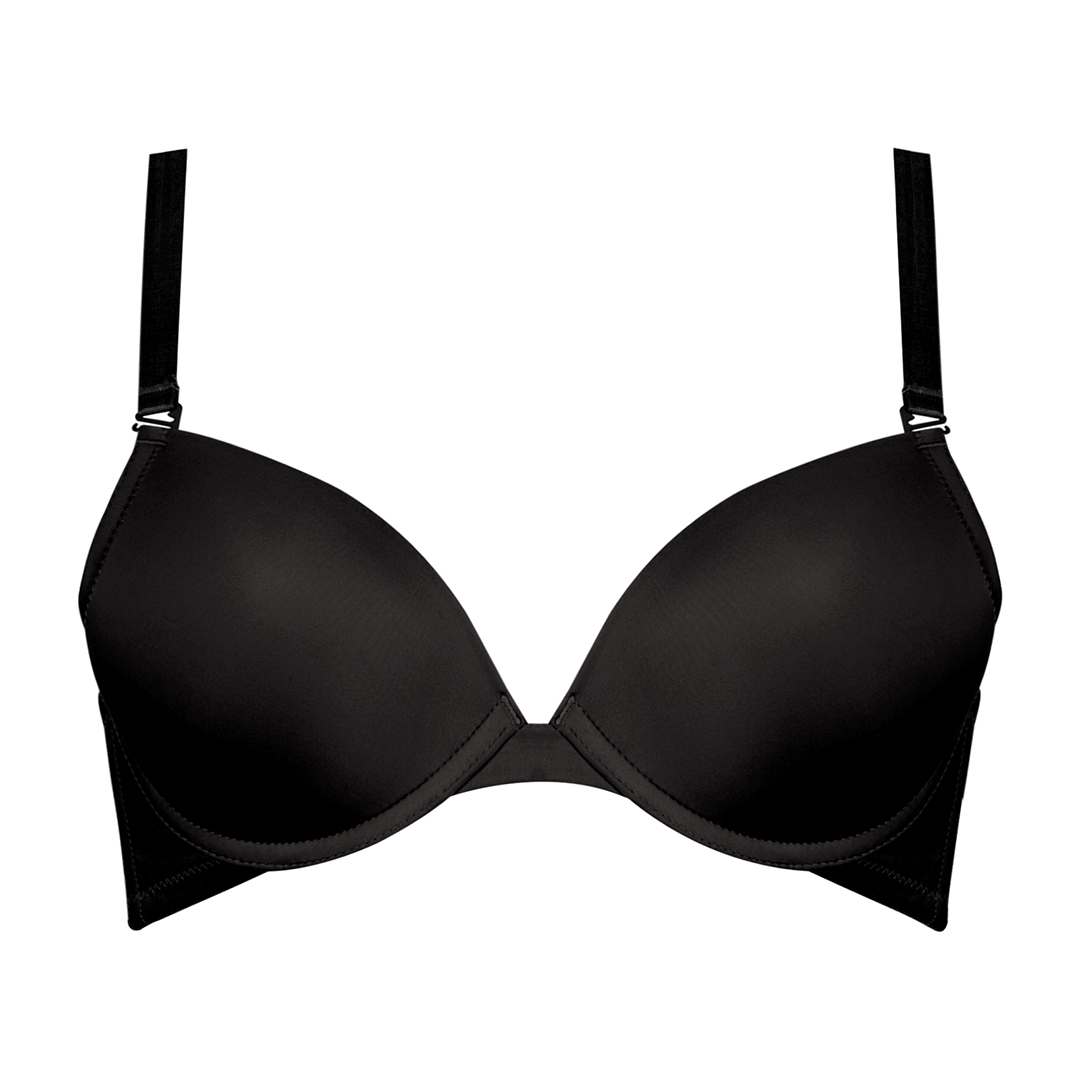 contrasting lace trimmed wireless bra