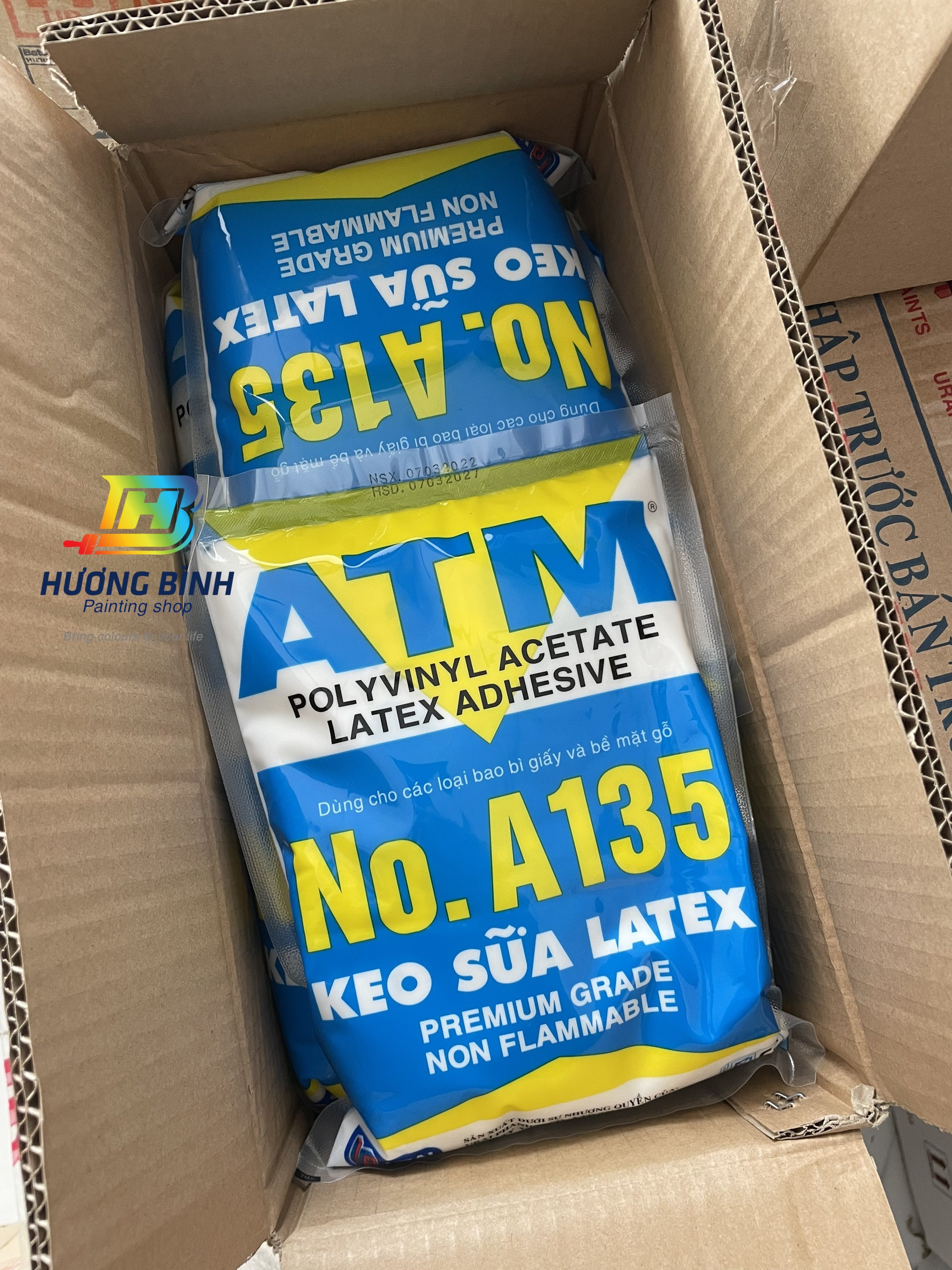 Keo sữa dán giấy, simili ATM (1kg)