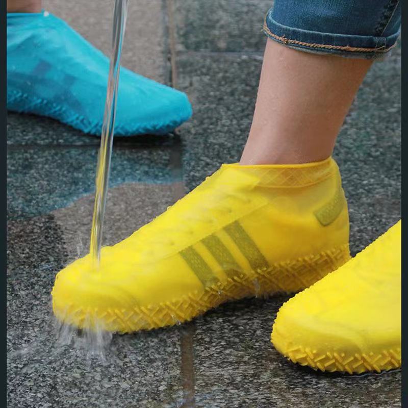 Waterproof Shoes Cover Anti-slip Reusable Rain Shoe Cover Kasut