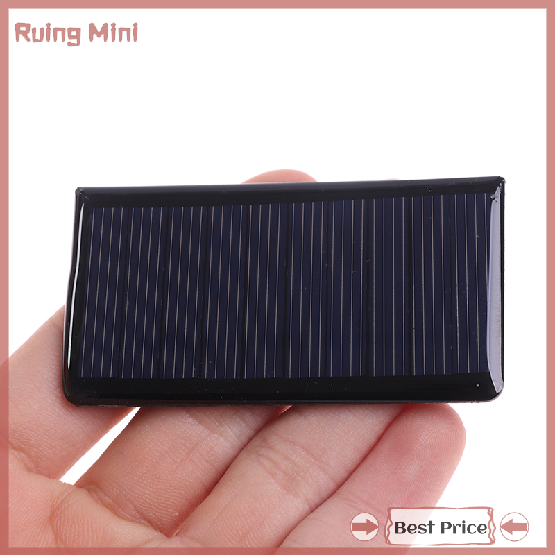 Ruing 1Pc Solar Panel 5V 60MA For Mini Solar Panel Charging And Generating Electricity