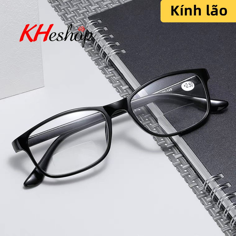 Kính Lão Đọc sách 2 tròng cho người cao tuổi trung niên siêu tiện dụng một chiếc kính 2 công dụng mã Y3030 - kheshop