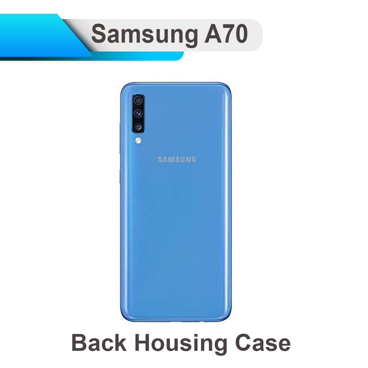 Samsung Galaxy A70 Back Door Rear Housing Case Body Casing Replacement For Samsung Galaxy A70 - Blue