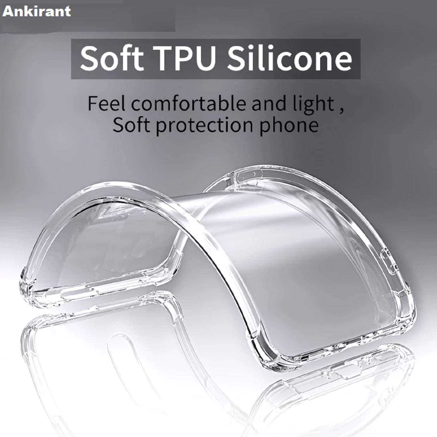 Tecno Pouvoir 4 Pro Transparent Shockproof Back Cover – Soft TPU, Extra Bumper Protection. 