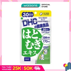 Thực Phẩm Bảo Vệ Sức Khỏe DHC Sáng Da Adlay Extract Soft Capsule Viên Nang Mềm 30v