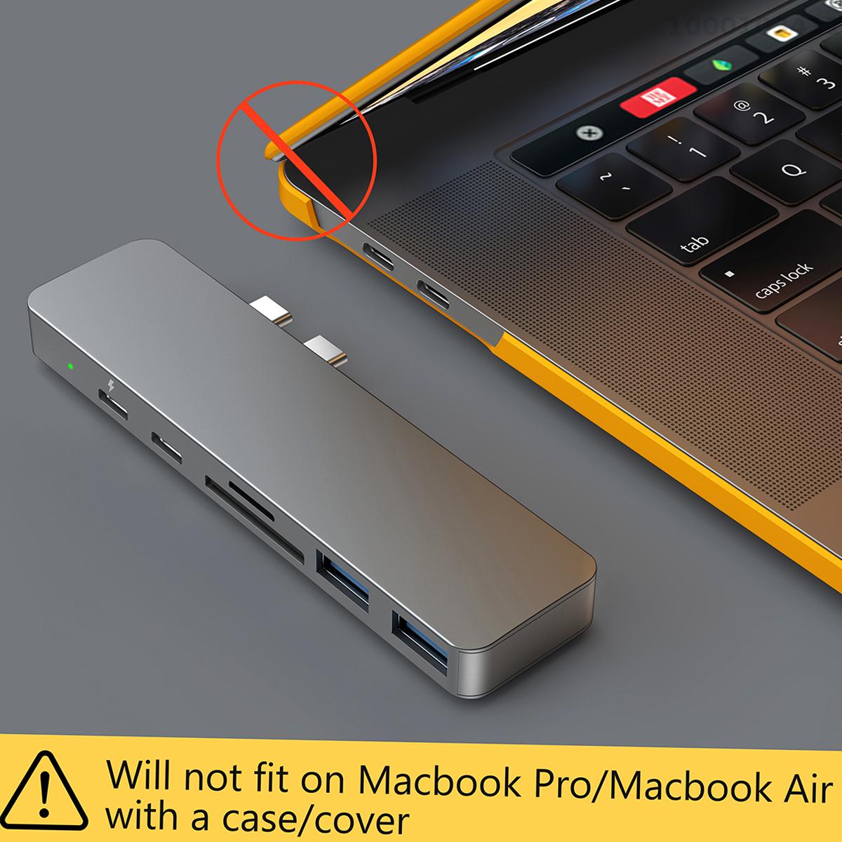 dodocool USB-C Hub Aluminum Alloy 7-in-1 Multiport Hub