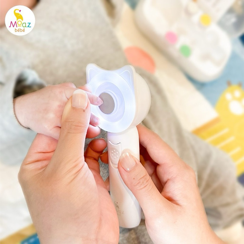 Mẫu mới - Máy Dũa Móng Tay cho bé Moaz BéBé MB080 - dùng cho cả bé Sơ Sinh