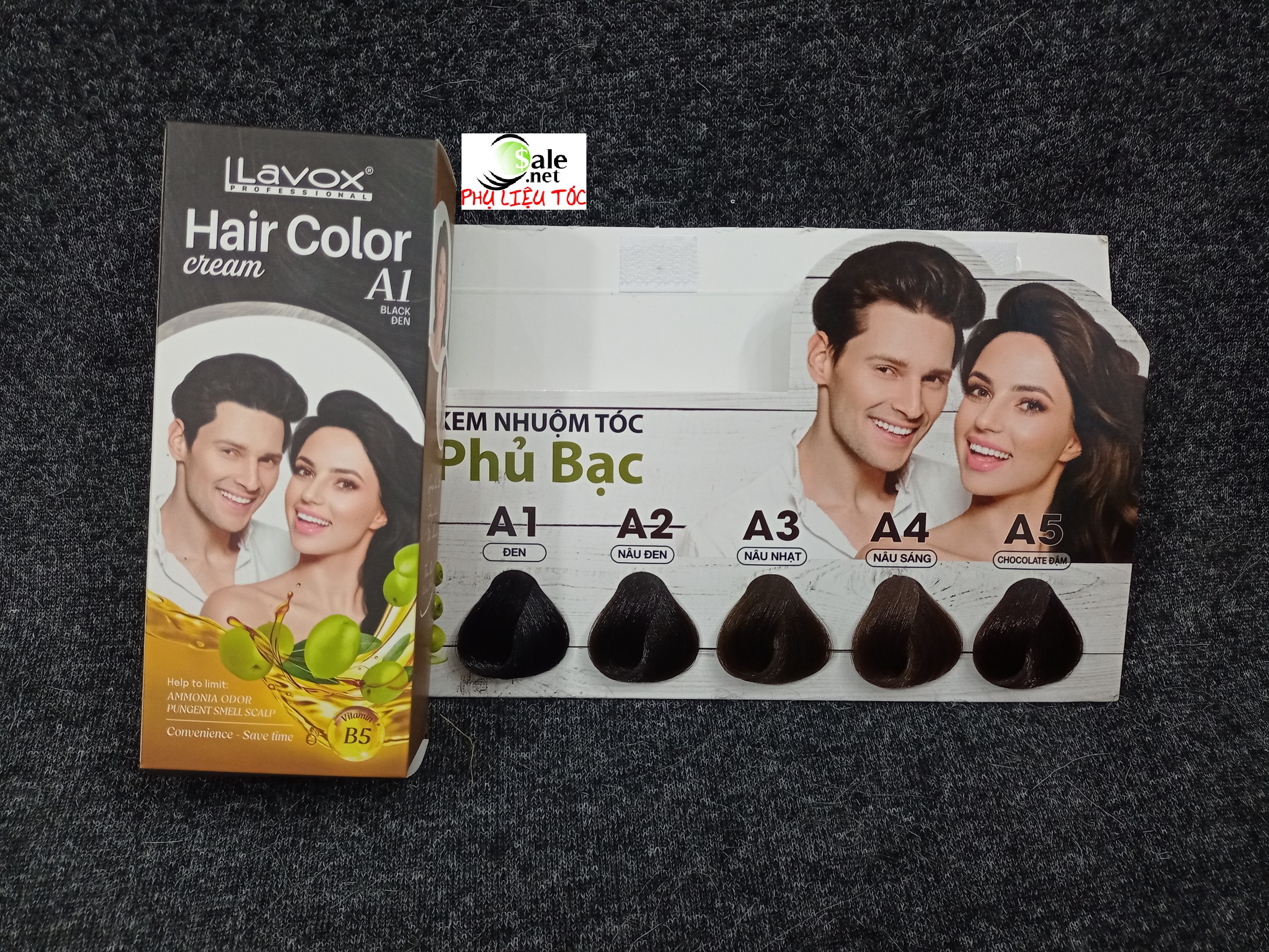 Nhuộm phủ bạc Lavox