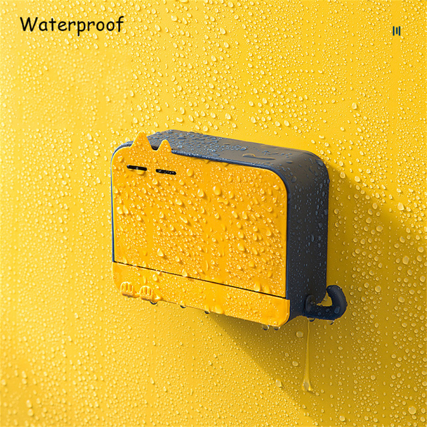 Creative Wall Mounted Soap Box With Lid Soap Draining Rack Bathroom Soap Holder Bathroom Accessories
