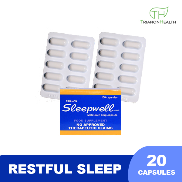 Sleepwell Brand Melatonin (Sleep Aid Supplement, Immune System Booster