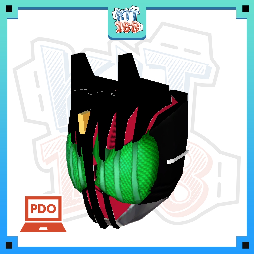 Mô hình giấy Anime Game Robot Mũ Decade - Kamen Rider