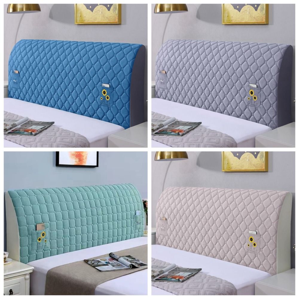 Universal Anti-Collision Bedhead Cover All Inclusive Thickened Dust ...