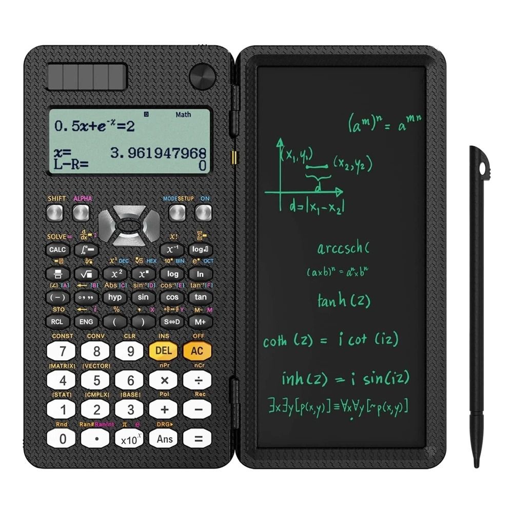 ICELUE Multifunction 417/349/498 Calculation Portable Office Supply Desktop Calculator Study Accessoires School Stationery School Office Function Calculator Digit Calculator Engineering Scientific Calculator With Writing Tablet Scientific Calculator