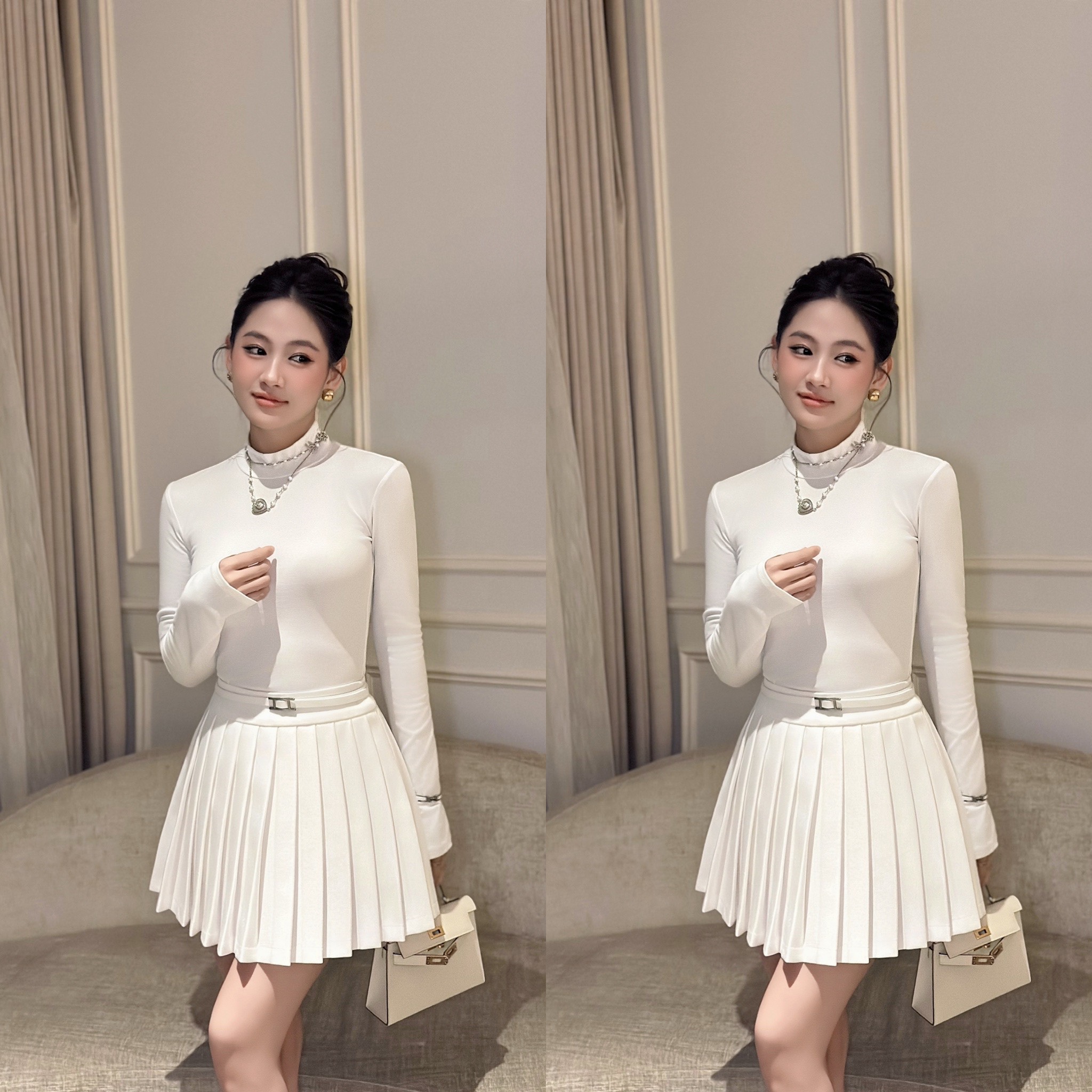 Áo thun tay dài cổ lọ COCOBEBE IGI TOP