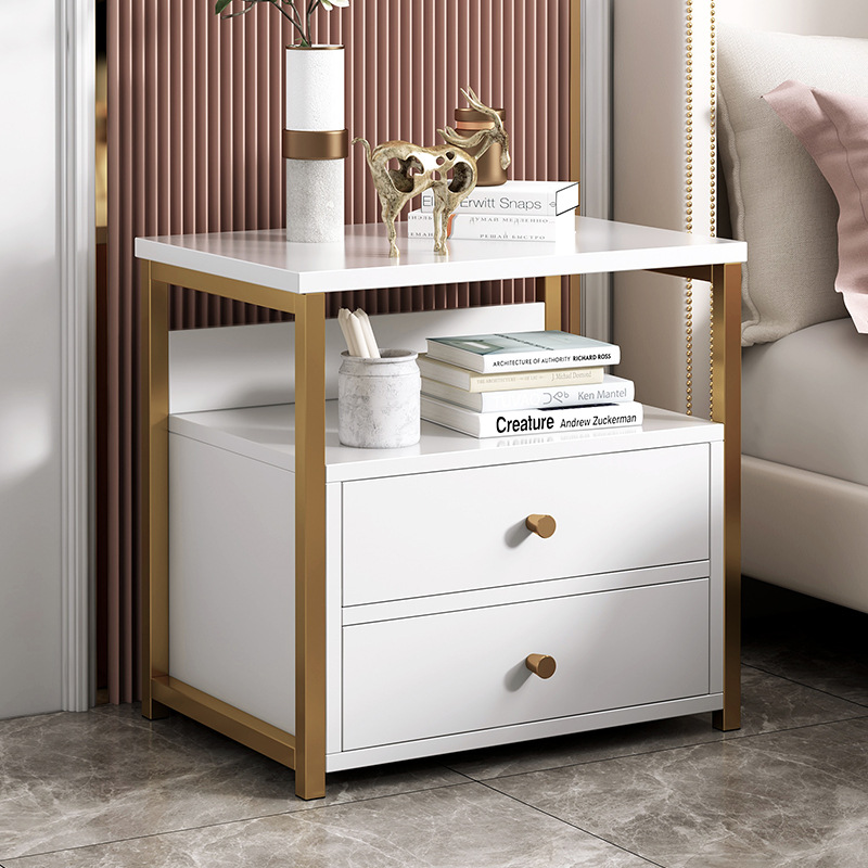 Bedside table Nordic wind ins online celebrity bedside table sub-bedroom multi-layer shelf small multi-functional cabinet simple