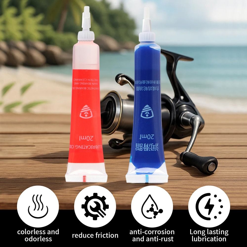 Professional Grade 40ml Fish Reel Grease Water-Resistant Universal Reel ...