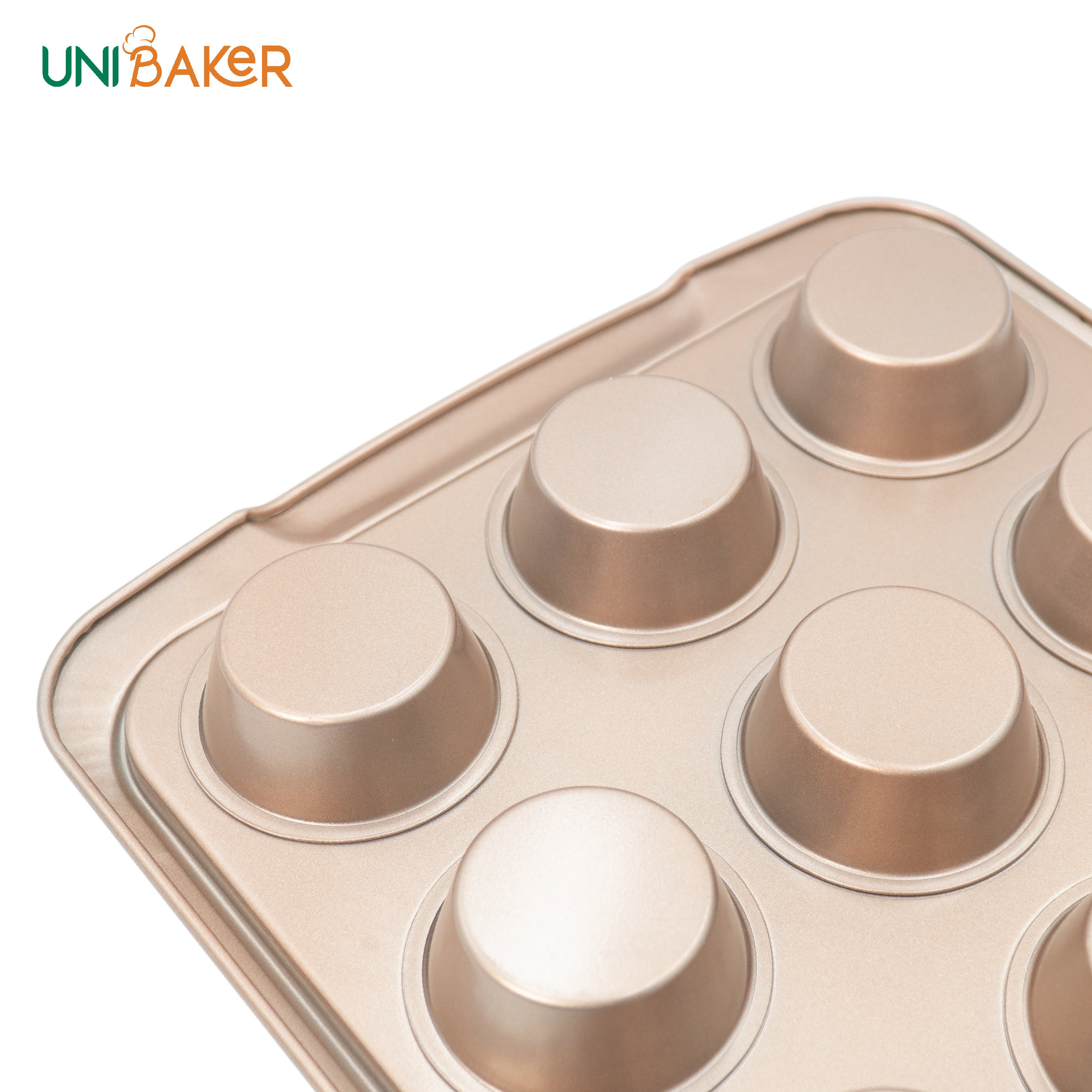 Khuôn nướng 12 bánh Cupcake Unibaker