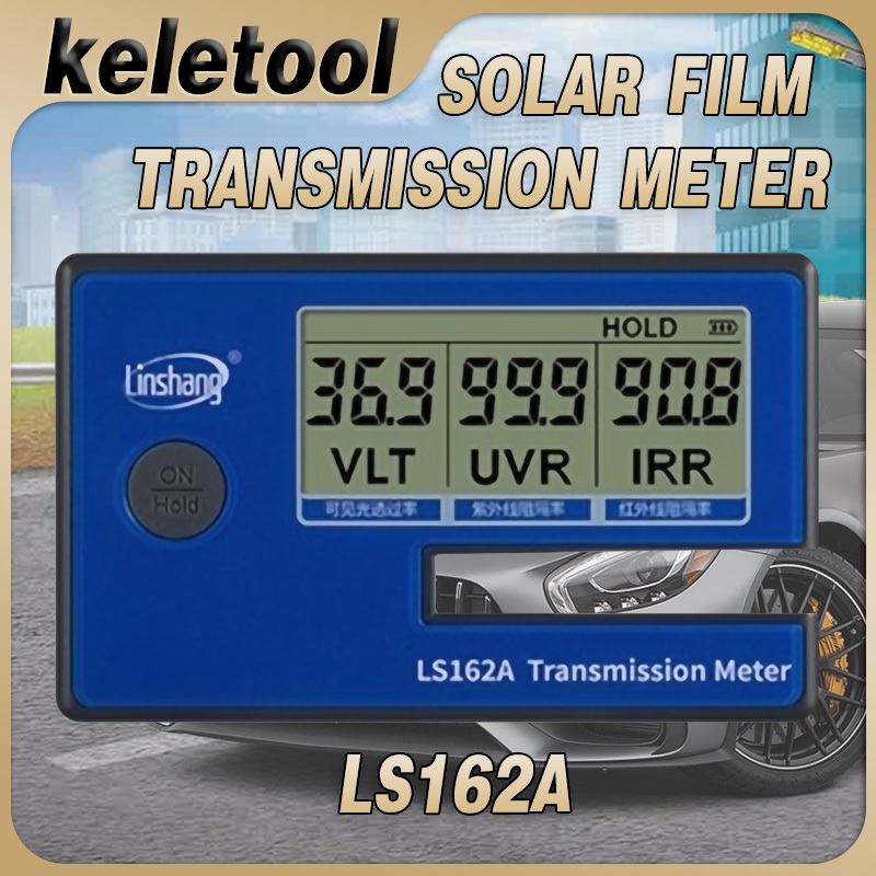 thumbnail interactive-video image 1 of Window Tint Meter LS162 Digital - VLT UV IR Rejection Tester For 1 of 12