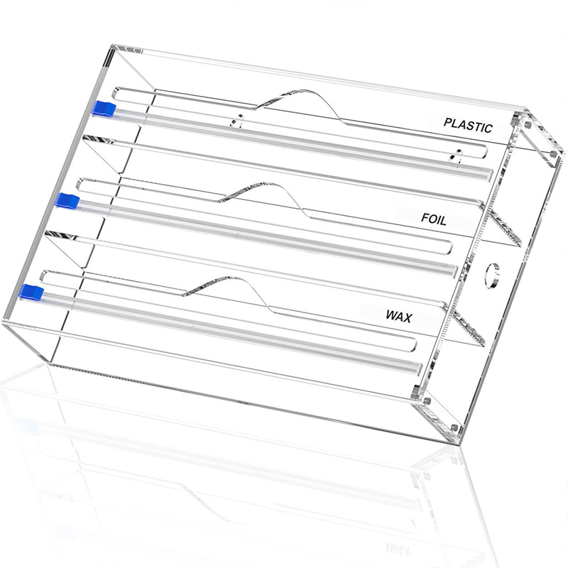 Plastic wrap storage box wall-mounted kitchen self-sealing bag transparent food bag sorting storage box