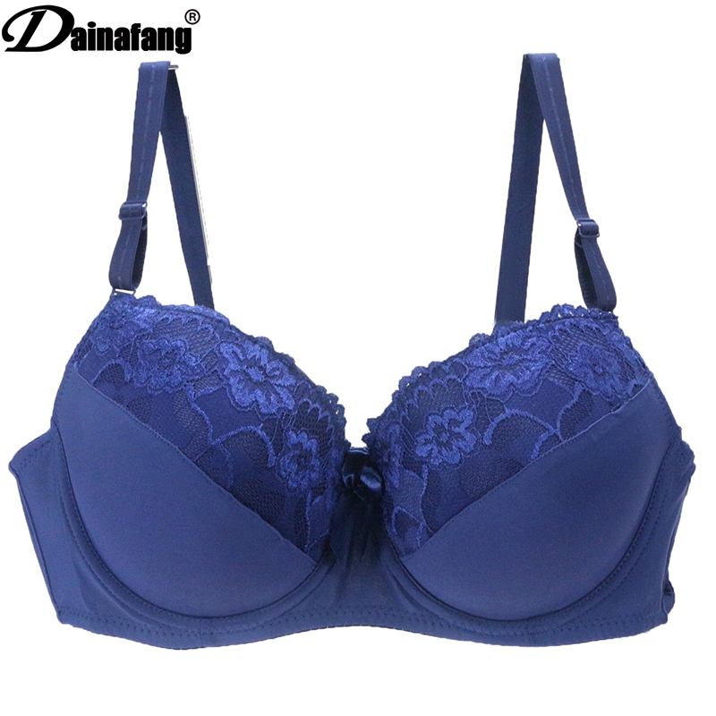 DaiNaFang%20Bras%20Plus%20Size%20Underwear%20Wireless%20Adjustable%20Lace%20Womens%20Breast%20Lining%20BCDE%20Cup%20Large%20Female%20Lingerie%20-%20Image%202