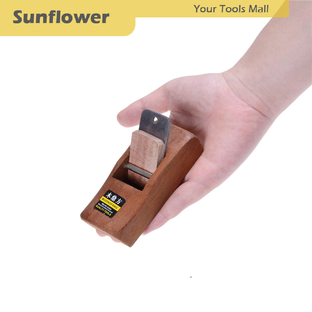 Sun Chế biến gỗ phẳng máy bay bằng gỗ tay planer Mini thợ mộc Woodcraft DIY công cụ