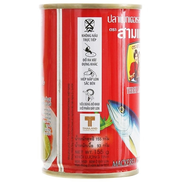 CÁ 3 CÔ GÁI NẮP GIẬT 155G (LON)