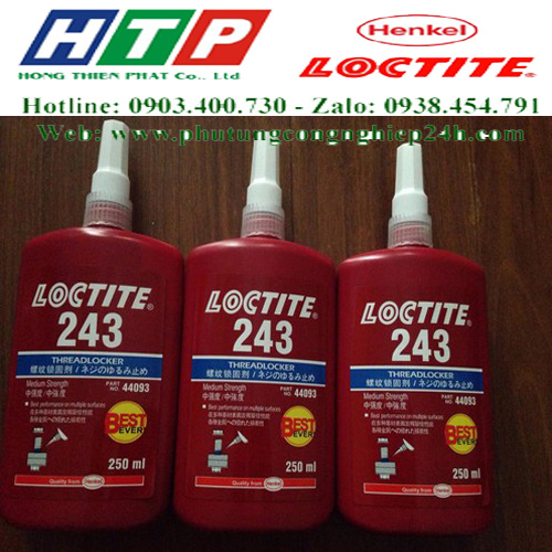 Thông tin kỹ thuật keo loctite 243 - 50ml