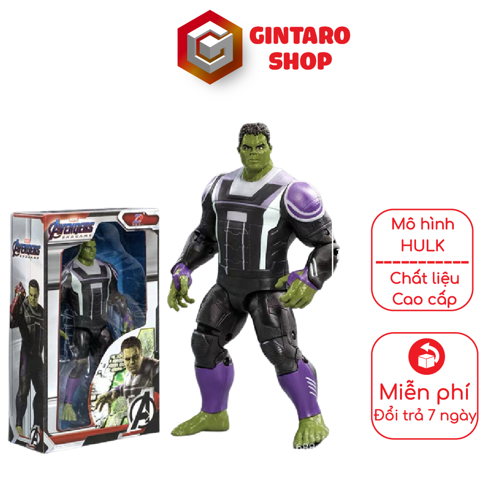 Mô hình Hulk cao cấp , Đồ chơi mô hình siêu anh hùng Hulk Gintaro Shop