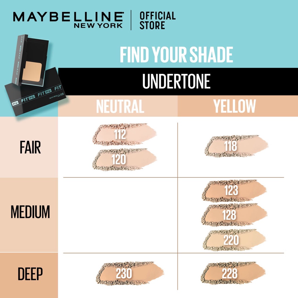 maybelline fit me 24hr oil control powder foundation