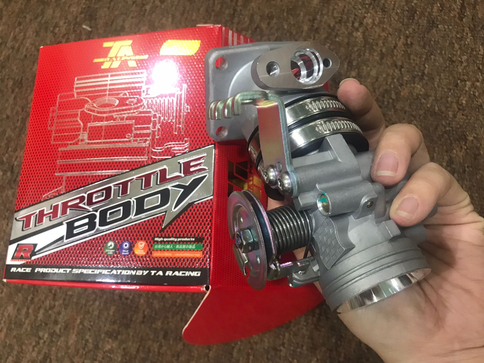 Họng xăng ATE size 32 cho Exciter 150.