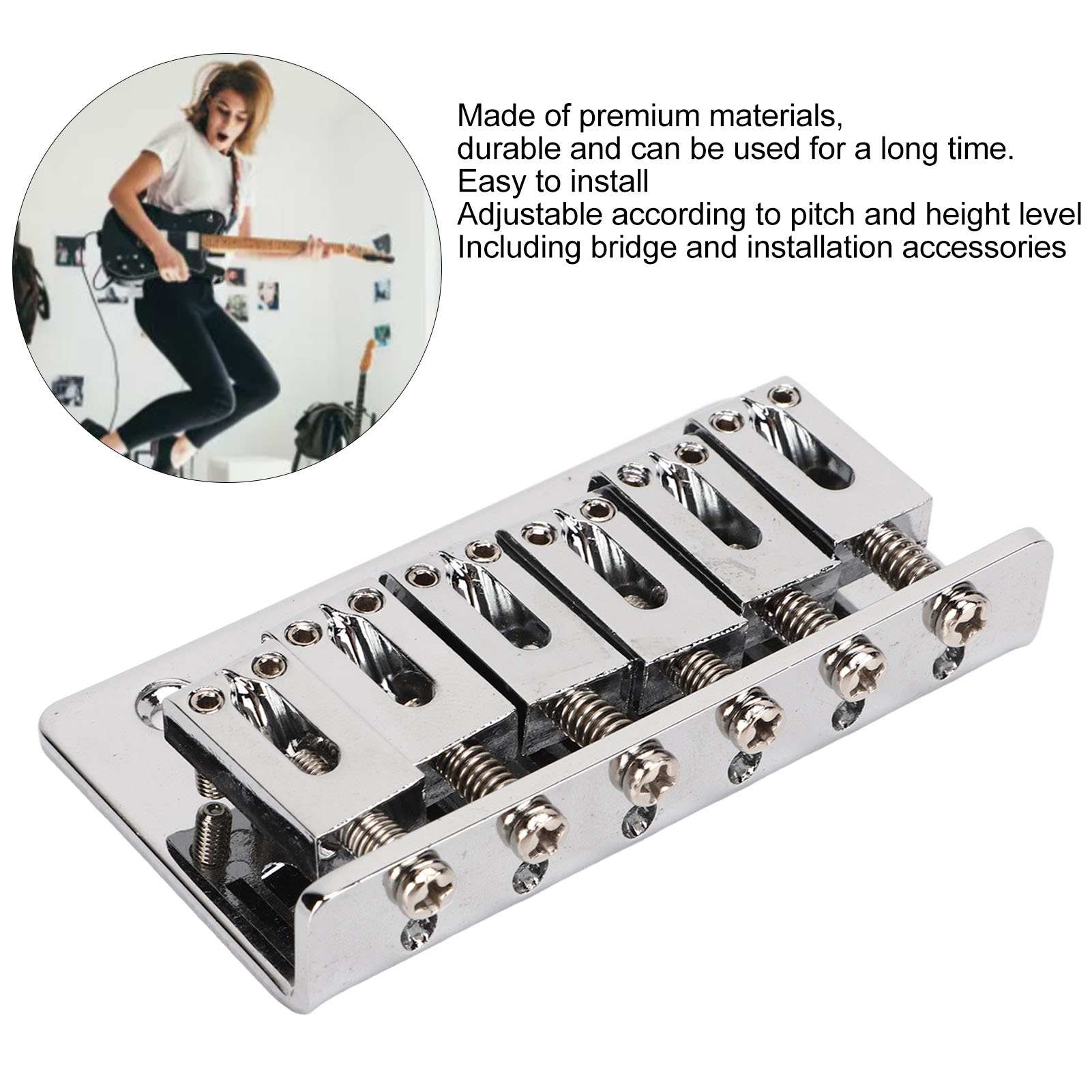 Guitar Bridge Replacement Guitar Bridge Professional Fixed for Repairing