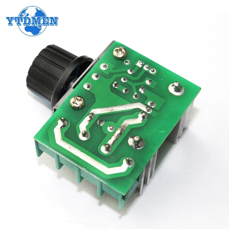 AC 220V 2000W SCR Voltage Regulator Dimmer Motor Speed Controller Thermostat Hight Power Electronic Voltage Regulator Module