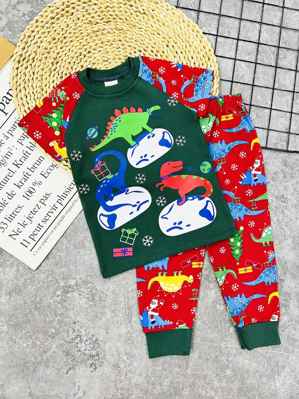 Đồ bộ bé trai, bộ bé trai 4 tuổi siêu nhân nhện, marvel cotton Jennie kids J463