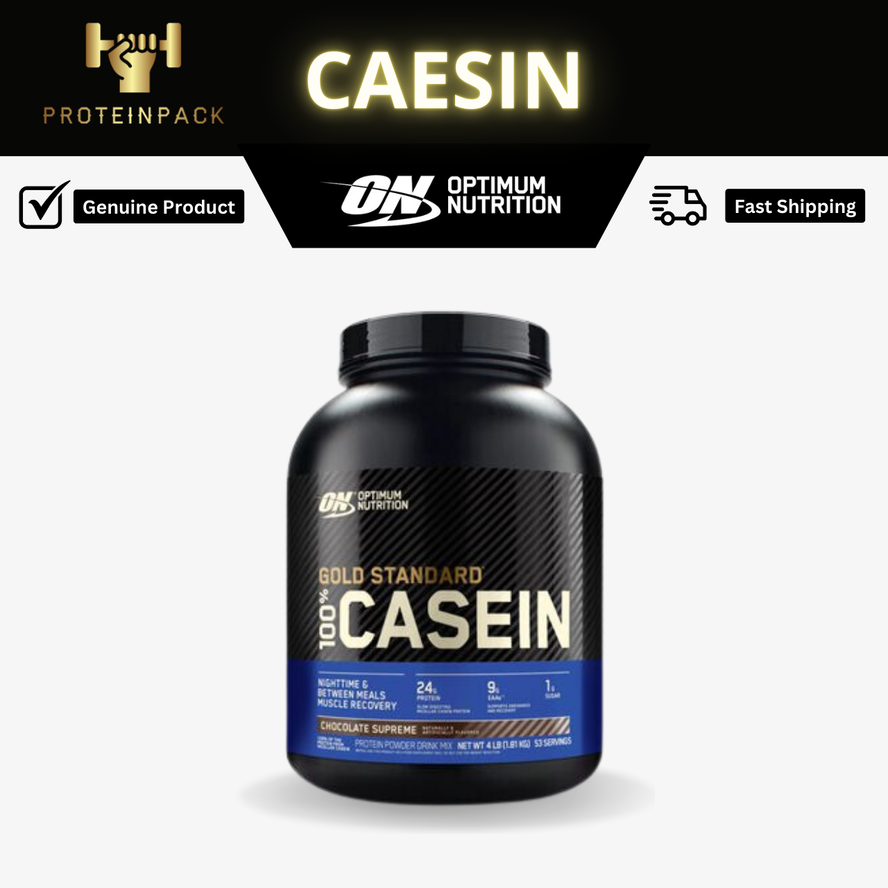 OPTIMUM NUTRITION 100% Gold Standard Casein (4lb) -proteinpack | Lazada ...