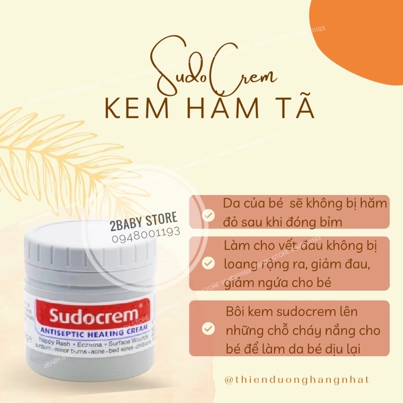 Kem chống hăm cho bé sudocrem hộp 60g