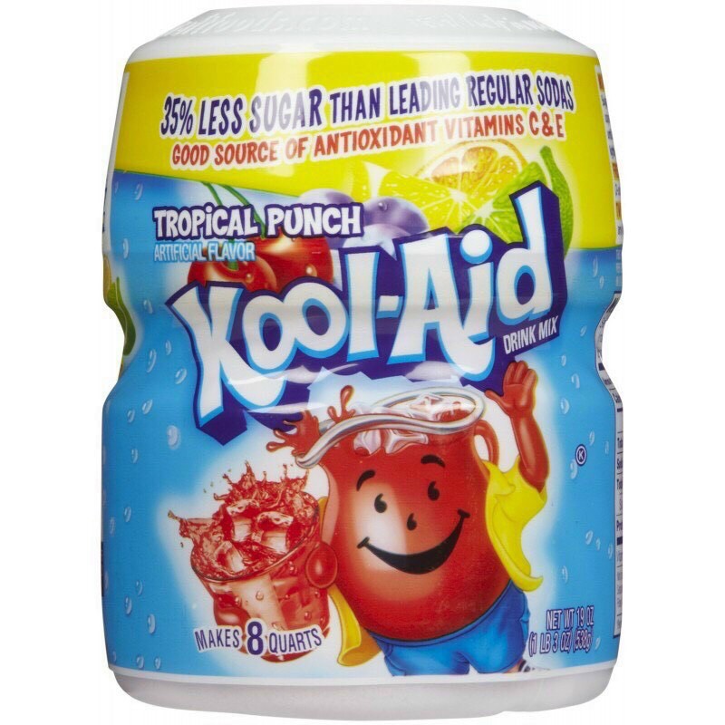 (8 Vị) Bột Pha Nước Trái Cây Kool Aid Mỹ 538g