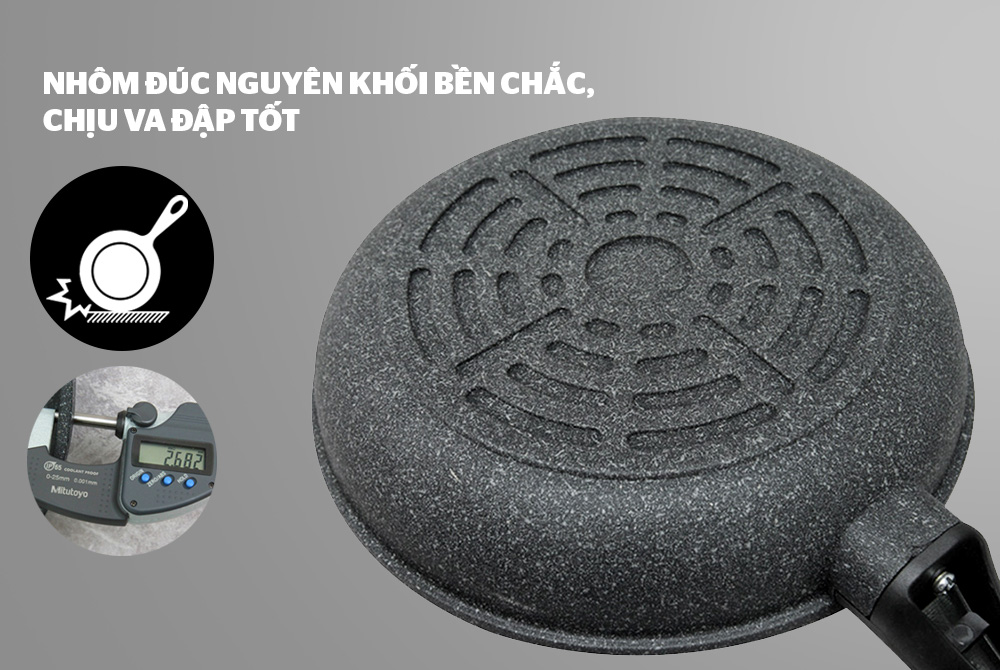 Chảo siêu bền đá SUNHOUSE SBD30