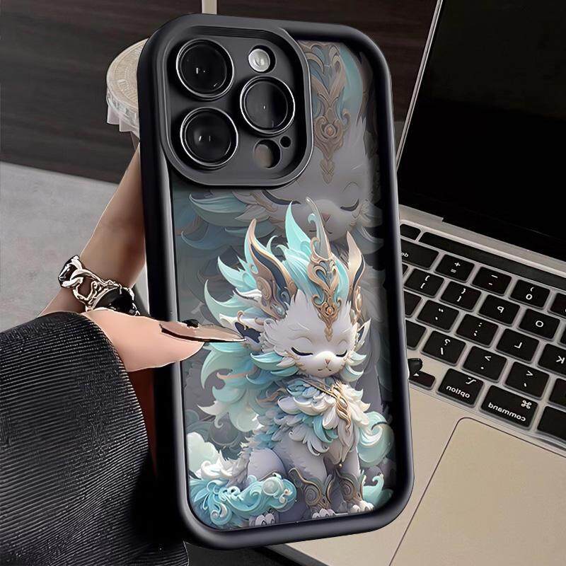 Uonevic High Quality Dragon Case For Infinix Note 30 Hot 40 Pro 30i 30 20 10 Play 40i GT 10 Pro Zero 30 5G Tecno Camon 20 Spark 10 20C Smart 8 Cover. 