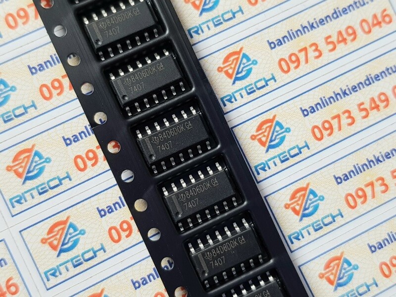 7407 sn7407dr ic điều khiển sop-14