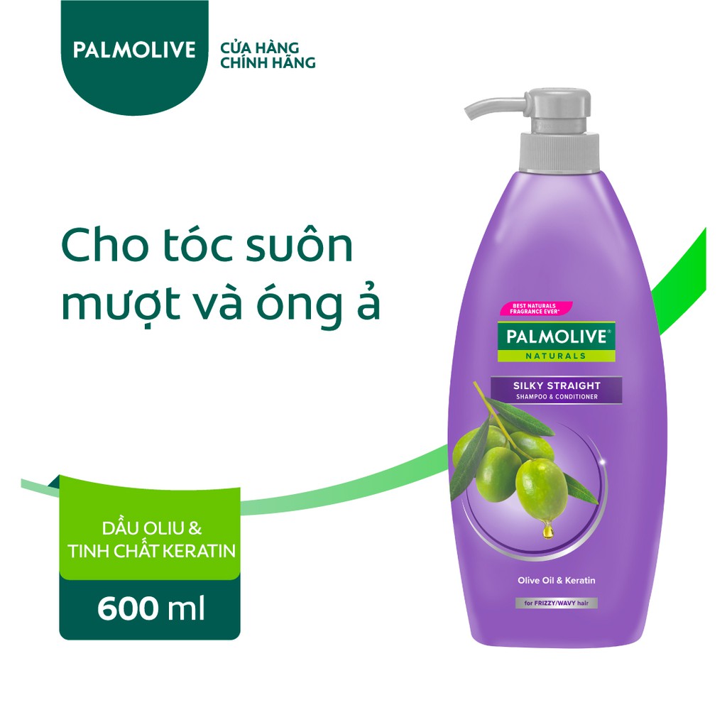 Dầu gội xả 2in1 Palmolive thiên nhiên tự nhiên 600ml