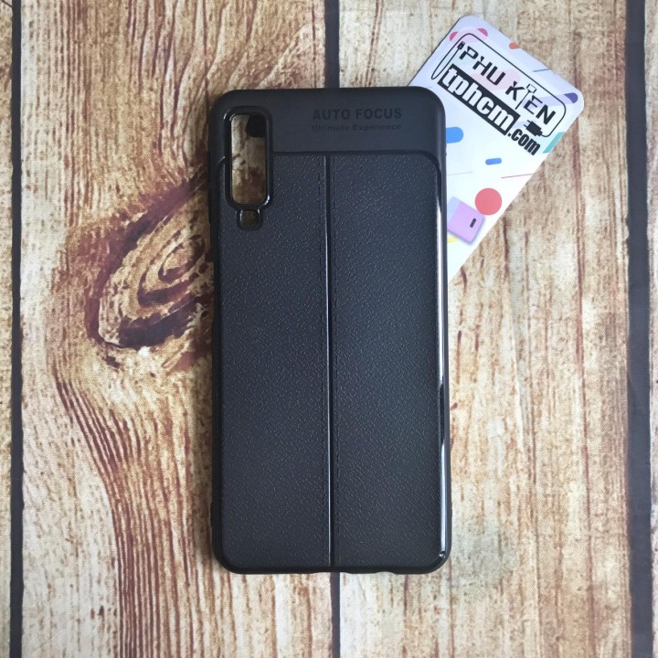 Ốp lưng Samsung A7 2018 dẻo giả Da Cao cấp
