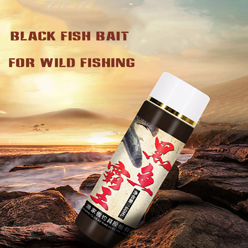 Phụ gia mồi câu cá lóc câu cá hoang dã phụ gia mồi thuốc nhỏ 60ml phụ gia mồi câu cá rô phi đáy