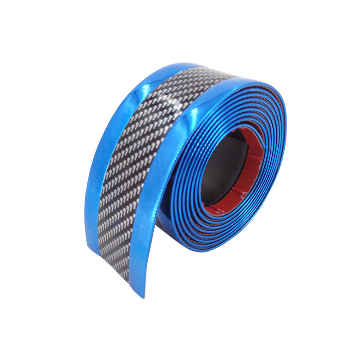 2,5mm x 50mm carbon cargo stickers car anti scratch step stickers