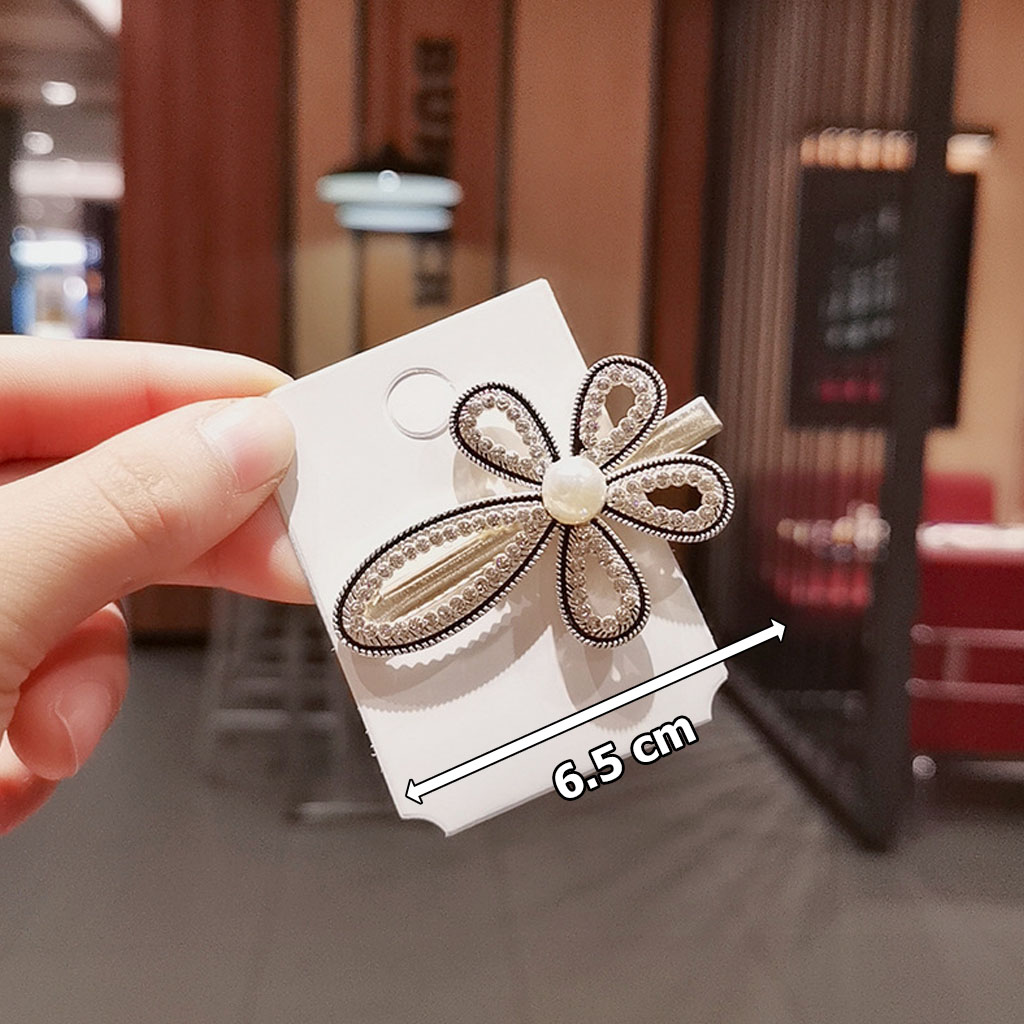 Kẹp tóc đính đá lấp lánh Hàn Quốc