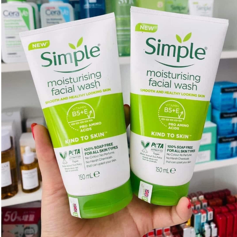 [Chính Hãng] Sữa Rửa Mặt Simple 150ml