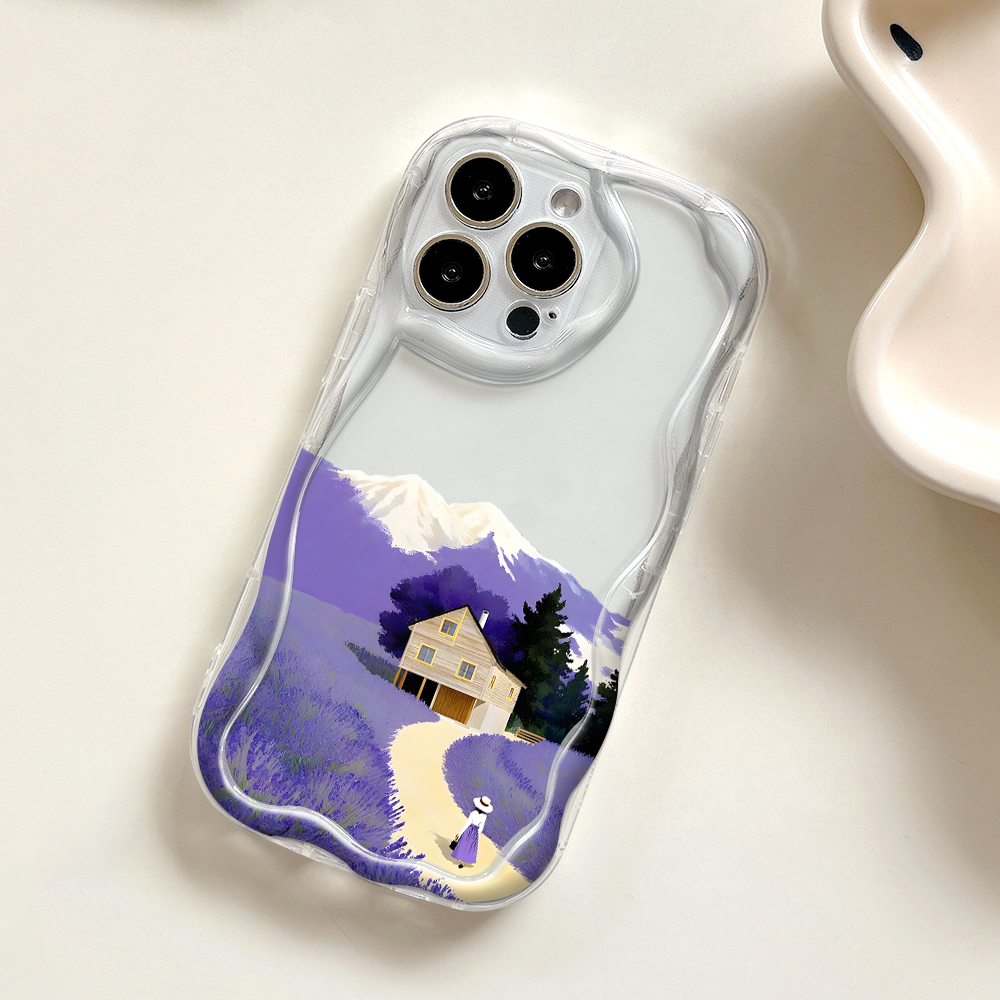Jizetin%20for%20Realme%20C33%20Back%20Cover%20Purple%20Garden%20Curved%20Wavy%20Edge%20Soft%20Silicone%20Phone%20Case%20-%20Image%207