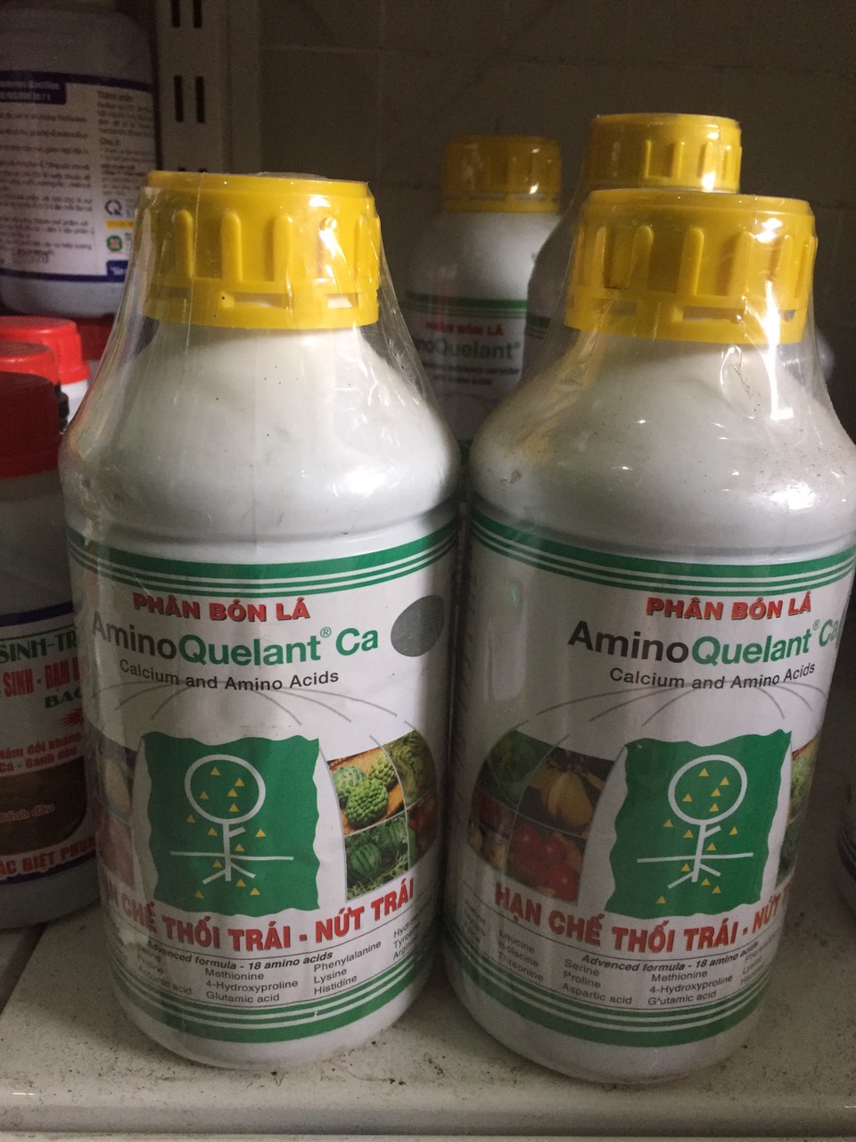 [HCM]PHÂN BÓN LÁ CAO CẤP AMINO CANXI CHAI 01 LÍT
