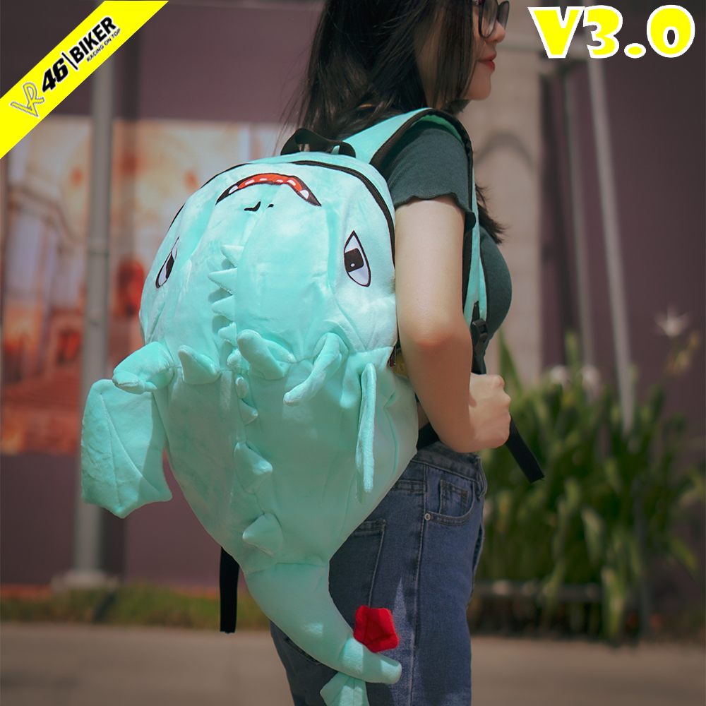 Balo Rồng Vải Nhung Dễ Thương Siêu Cute Cỡ Trung Đựng Nón Bảo HiểmSách Vở Đồ Dùnglaptop - NHIỀU MÀU